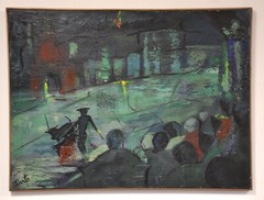 Carlo of Hollywood Oil On Canvas Painting Mid Century