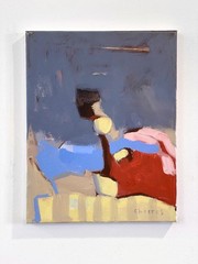 Abstract Contrast Colors Landscape Original Oil Painting 11×14 Aldo Cherres Art