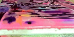 Carnival Dreamscape Expressionism Canvas Painting 11×14″ “Memoryscape” Art COA