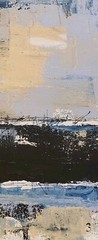 No.636 Original Abstract Modern Minimal Texturd Art Painting By K.A.Davis