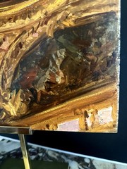 Alexandre Bailly Oil Painting Versailles Ceiling Study AB Monogram French