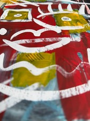 Original Abstract Acrylic Painting (3 of 3 Series) – 12×9″ Mixed Media Paper