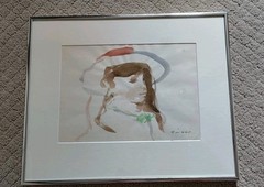 ANDRE GISSON (1921-2003) AMERICAN WATERCOLOR PAINTING SIGNED ORIGINAL ∆ 13 X 16