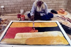 KUDDITJI KNGWARREYE, Highly Collectable Aboriginal Art,Incl Progress photos.