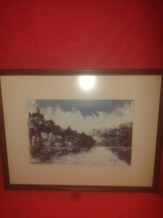 Original Oil On Cardstock Paper Painting Signed Paque Canadian Artist.
