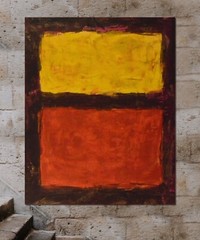 ￼ Mark Rothko style Professional￼ Artist Canvas￼ painting￼ 72”X60”Abstract,6ft