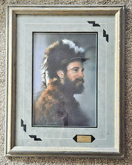 Original Pastel Sherry Gallagher Rocky Western Mountain Man Framed 28×22