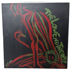 Signed A Tribe Called Quest The Low End Theory painting album cover 18 x 18
