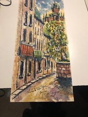 Quebec Original Watercolors Paintings Lot Of Three Signed 1969 By Artist