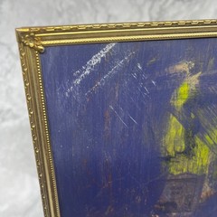 Original Framed Mixed Media Abstract Art Painting 10×12 “Patchwork” With COA