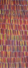 SELINA NUMINA 130 x 60 cm Original Aboriginal Painting. Bush Yam