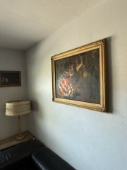 SASSOON ANTIQUE SPANISH DANCE OIL PAINTING VINTAGE FLAMENCO DANCER SPAIN 1960
