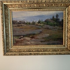 Lesley (Elizabeth) Jackson 1899 American Impressionist Landscape Oil Painting