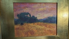 Al Gury, oil on board Pennsylvania Field 2, 2010