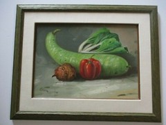 J.D. CASTRO OIL PAINTING RARE FILIPINO STILL LIFE PHILIPPINES 1970’S LISTED ART