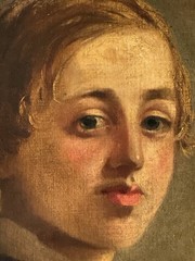 ANTIQUE 19TH CENTURY ENGLISH EUROPEAN OIL PAINTING OLD BRITISH PORTRAIT UK 1800s