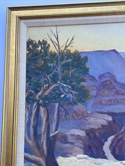 ANTIQUE LANDSCAPE PAINTING AMERICAN PLEIN AIR GRAND CANYON 1930’S RARE GARDNER