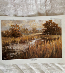 Ducks Unlimited Print by John Llyod Jones „Autumn Potholes“ signed 19″ X 14″