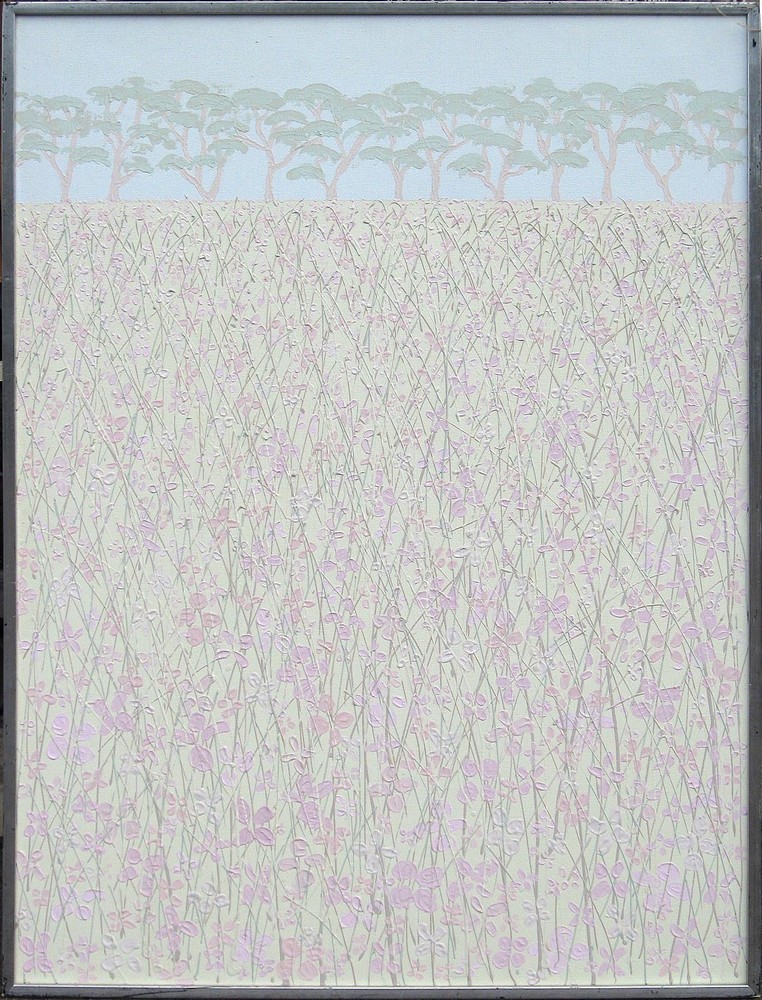 Joel Roman „Poppy Field“ Original Painting on Canvas of flowers MAKE AN OFFER!