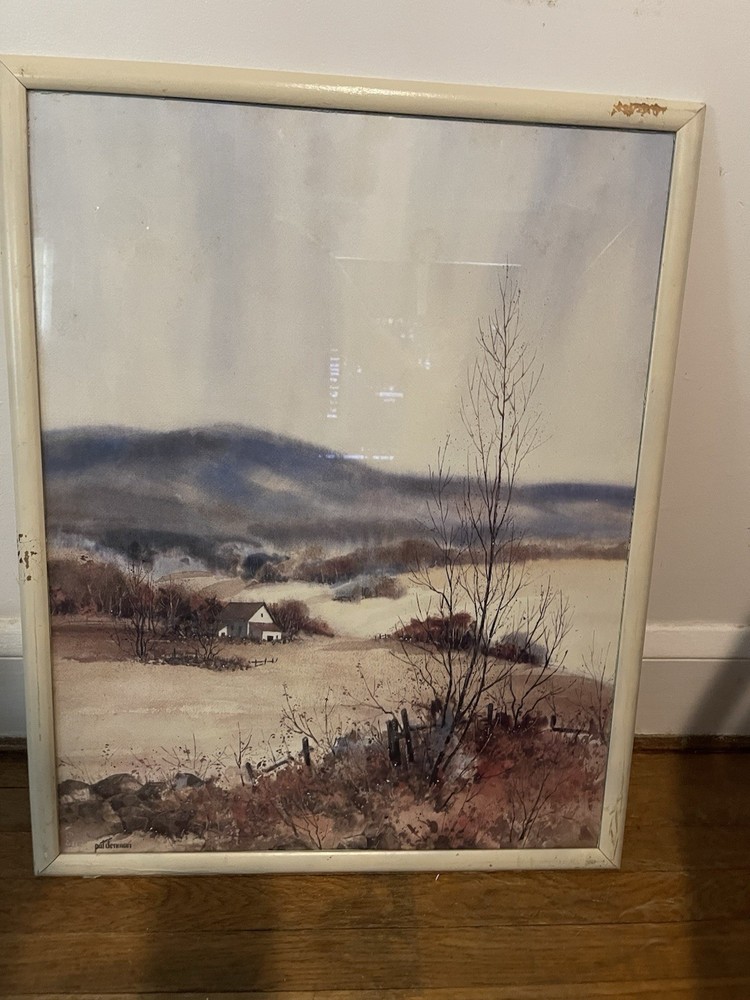 23.5 In By 30 In Landscape Painting By Artist Pat Denman