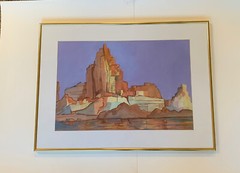 Lake Powell Original Watercolor Painting Arizona Utah Georgia Blanchard Doubler