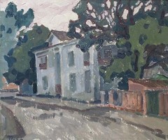 Anatoli Dovzhenko (1932-1991) „In Provincial Town“, Oil Painting, 1962 (1)