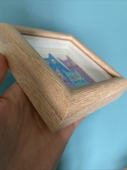 Whimsical Cats Original Acrylic Painting Mini,small,4/4 Framed
