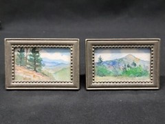Minature Watercolors New Hampshire Albany Madison Mt. Chocorua Boulder Loop 4691