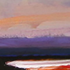 UKRAINE LANDSCAPE Oil painting contemporary 8×8 UKRAINE