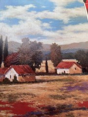 Kanayo Ede Acrylic Original Landscape Painting 24×18