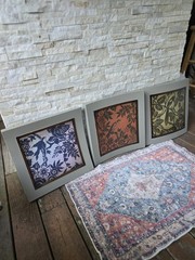Bird Song by Artist Gregory Gorham Trio of Framed Art Collection GORGEOUS COLORS