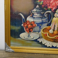 Vtg 1950s Angel Aleman Murcia Espana Lamina No 13004 Serie XIII Still Life 21×11