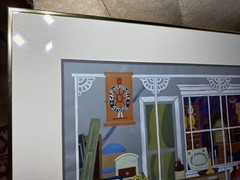 Rare Anita Gronendahl (1941 – 1994) „Carversville Store“ Watercolor Painting