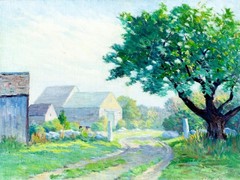 Barbara Burns (US,mid 20C) oil painting 150769