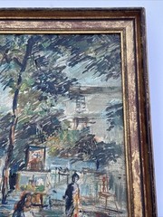 ARMAND DALIAN PAINTING FRENCH SCHOOL OF PARIS FRANCE IMPRESSIONIST SMALL OIL