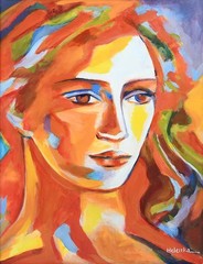 HELENA WIERZBICKI (Argentina) Original Fauvist Style Painting 26″H X 20″W