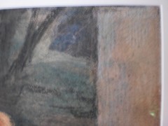 Theophile Steinlen Original Pastel Painting Signed Art Nouveau Children