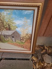Idell Ellingwood 16×20 Oil Painting Framed 21×25 Ornate Frame