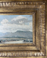 DWIGHT C HOLMES TEXAS ANTIQUE PLEIN AIR IMPRESSIONIST DESERT LANDSCAPE PAINTING
