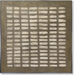3D Textured Grid Painting | Huge Wabi Sabi Abstract Canvas Modern Minimalist Art
