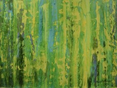Mark Little Original Giant Canvas Painting 84”X62” (7 Foot) Abstract Modern XL
