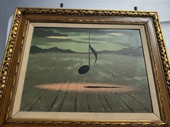 Vintage Old Jazz Painting, Rodney Evans Bacon – Art Music Album Designer, COOL !