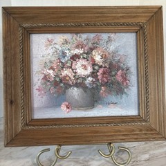 Robert Helman Impasto Original 1980s Oil Painting signed Cottage Estate Find!!!