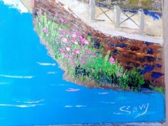 oil on canvas paintings original signed 15,5X19,5 in