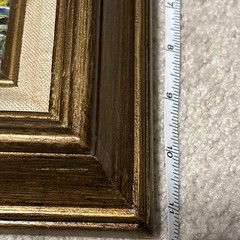 Vintage Signed European Cityscape Oil Painting Framed Impressionist Rome Scene