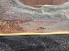 Nixon, Peter ‚Athena II‘ Painting Framed 33″x27″ Rare and Hard to Find