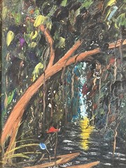 Oil Landscape Africanist Congo Africa Signed Orientalism Travel