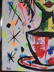 Original Art 12×16 Figurative Abstract Expressionist on Gallery Paper