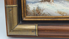 I. Cafieri Original Oil On Canvas Landscape Painting SIGNED 13.5″x11.75″ Vintage