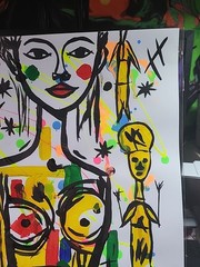 Original Art 12×16 Figurative Abstract Expressionist on Gallery Paper